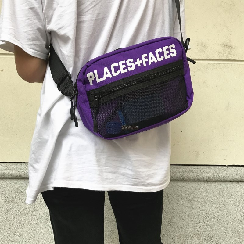 places plus faces pouch bag